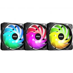 MSI MAG MAX F12A-3 40.1 CFM 120 mm Fans 3-Pack