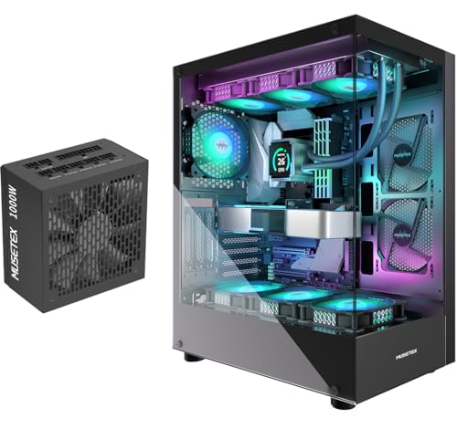 MUSETEX K2 ATX Mid Tower Case w/1000 W Power Supply