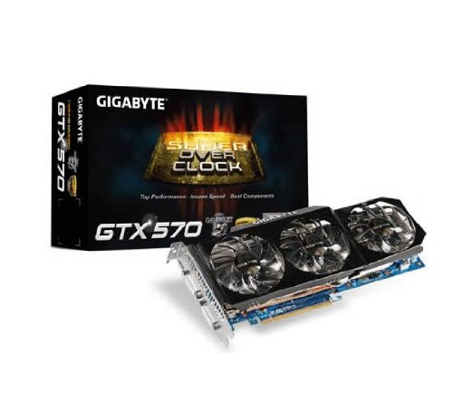 Gigabyte GV-N570SO-13I GeForce GTX 570 1.25 GB Graphics Card