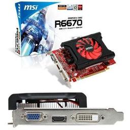 MSI R6670-MD2GD3 Radeon HD 6670 2 GB Graphics Card