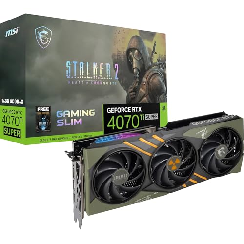 MSI SLIM STALKER 2 EDITION GeForce RTX 4070 Ti SUPER 16 GB Video Card