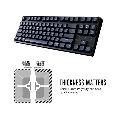 Cooler Master MasterKeys S (MX Red) Wired Gaming Keyboard