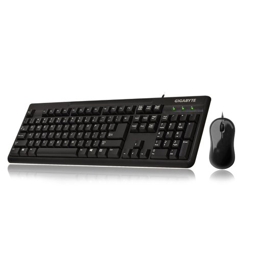 Gigabyte GK-KM3100 Wired Standard Keyboard With Optical Mouse