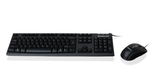 IOGEAR GKM513 Wired Slim Keyboard With Optical Mouse