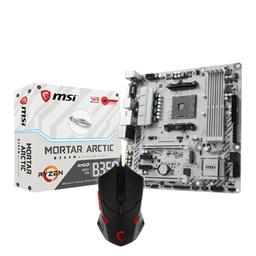 MSI B350M MORTAR ARCTIC Micro ATX AM4 Motherboard