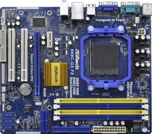 ASRock N68C-GS FX Micro ATX AM3+ Motherboard