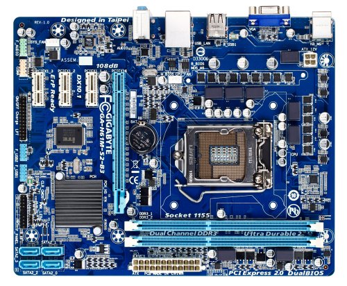 Gigabyte GA-H61M-S2-B3 Micro ATX LGA1155 Motherboard