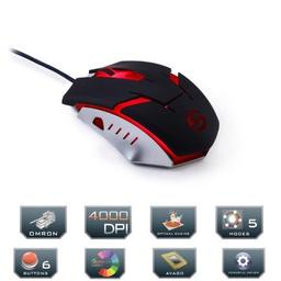 UtechSmart 4000 DPI Gaming Mouse Wired Laser Mouse