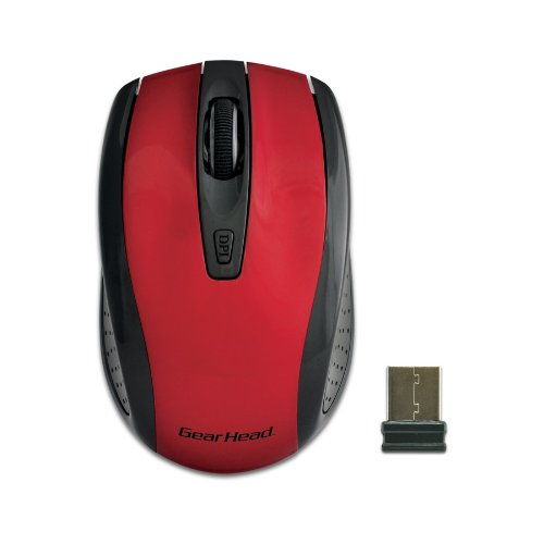 Gear Head MP2225RED Wireless Optical Mouse