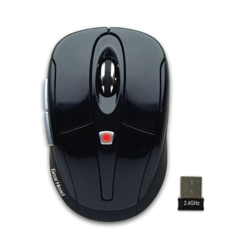 Gear Head MP2850BLK Wireless Optical Mouse