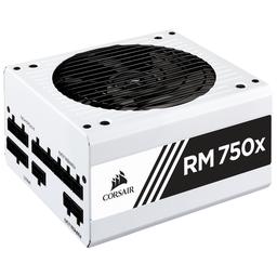 Corsair RM750x White (2018) 750 W 80+ Gold Certified Fully Modular ATX Power Supply