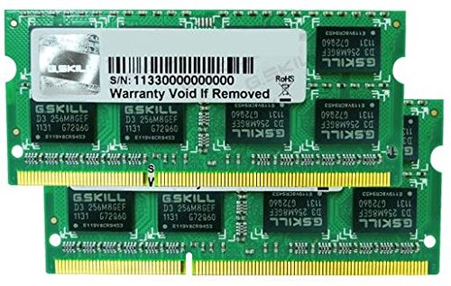 G.Skill FA-10666CL9D-8GBSQ 8 GB (2 x 4 GB) DDR3-1333 SODIMM CL9 Memory