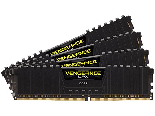 Corsair CORSAIR Vengeance LPX 64GB (4 x 16GB) 288-Pin DDR4 SDRAM DDR4 3200 (PC4 25600) Desktop Memory Model CMK64GX4M4D3200C16 64 GB (4 x 16 GB) DDR4-3200 CL16 Memory