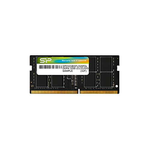 Silicon Power SP032GBSFU320X02 32 GB (1 x 32 GB) DDR4-3200 SODIMM CL22 Memory