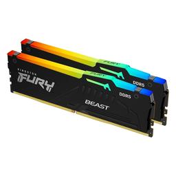 Kingston FURY Beast RGB 64 GB (2 x 32 GB) DDR5-6400 CL32 Memory