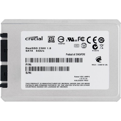 Crucial RealSSD C300 256 GB 1.8" Solid State Drive