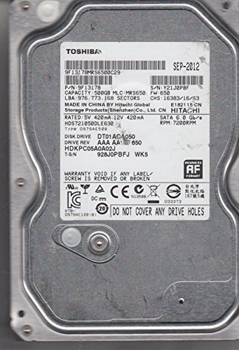 Hitachi Deskstar 7K1000.D 500 GB 3.5" 7200 RPM Internal Hard Drive