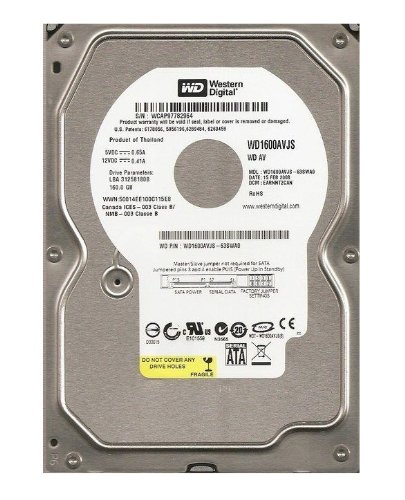 Western Digital AV 160 GB 3.5" 7200 RPM Internal Hard Drive