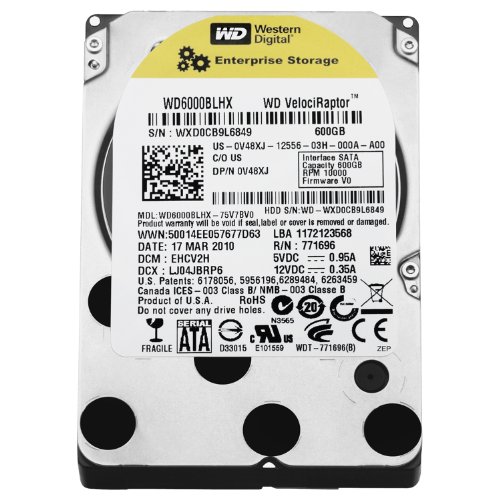 Western Digital VelociRaptor 450 GB 2.5" 10000 RPM Internal Hard Drive