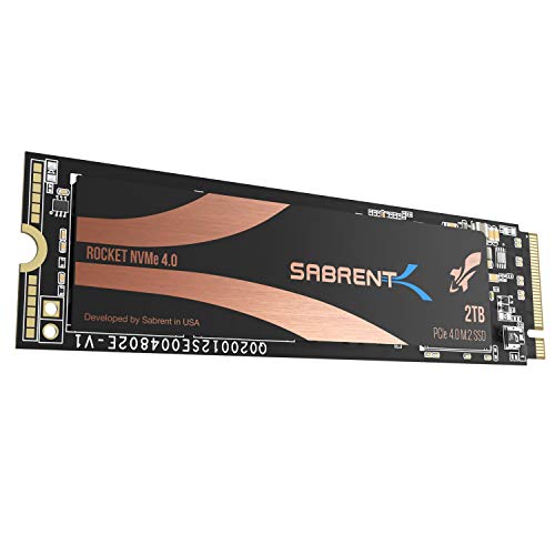 Sabrent Rocket 4.0 2 TB M.2-2280 PCIe 4.0 X4 NVME Solid State Drive
