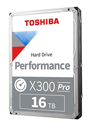 Toshiba X300 Pro 16 TB 3.5" 7200 RPM Internal Hard Drive