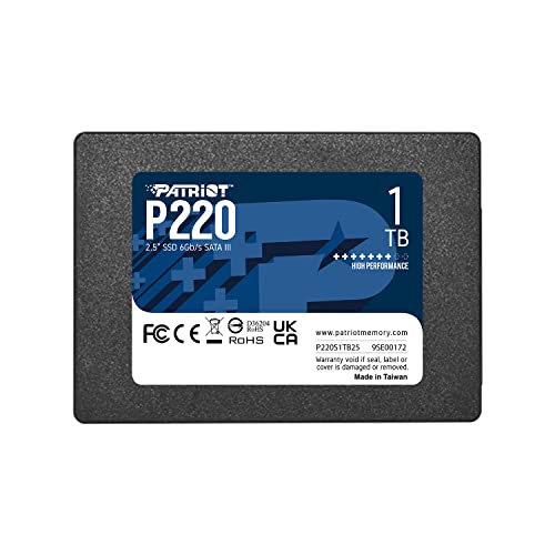 Patriot P220 1 TB 2.5" Solid State Drive