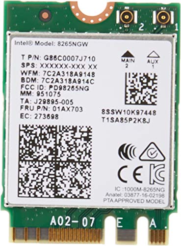 Intel 8265.NGWMG.S 802.11a/b/g/n/ac M.2 Wi-Fi Adapter